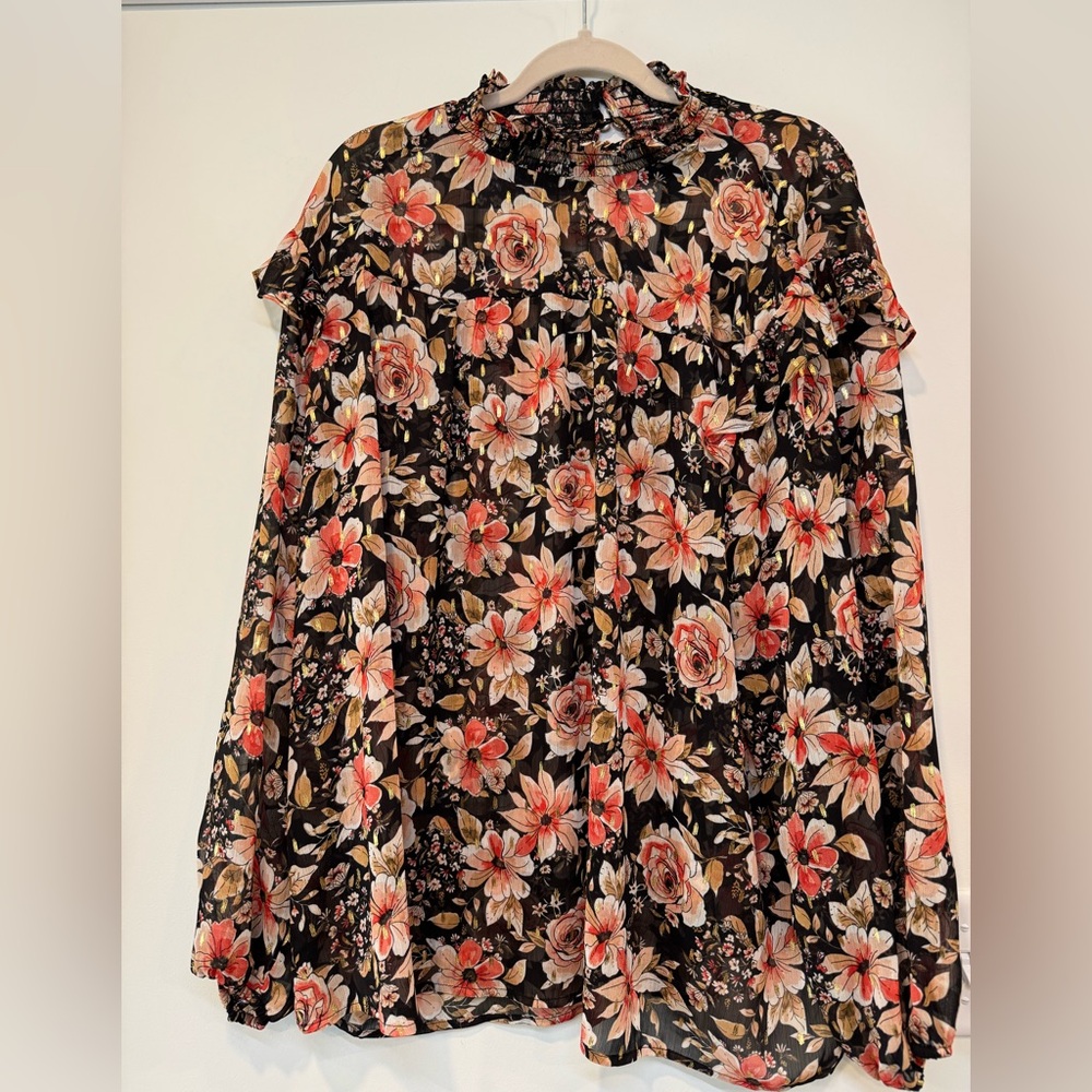 NWOT Sheer Blouse